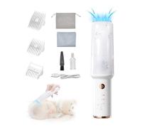 JFHID Baby Hair Clippers with Vacuum, Ultra Quiet Baby Hair Cutting Kit Silent Clippers Kids Clippers for Beginner,Waterproof Baby Grooming Kit for Newborns