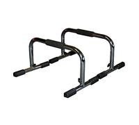 JFIT Tall 9″ Pro Push Up Bar Stand - Durable Metal Fitness Equpiment Made in Taiwan - Padded Handles For Secure Grip, Non Skid Feet, Elevated Bar For Enhanced Push Ups