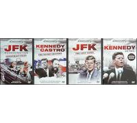 JFK 1-4 COMPLETE COLLECTION / 1. THE JFK ASSASSINATION CONSPIRACY FILES / 2. KENNEDY AND CASTRO THE SECRET HISTORY / 3. JFK THE LOST TAPES / 4. THE KENNEDY DETAIL = ULTIMATE 4x DVD UK SET [dvd]