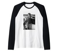 JFK Jr John F Kennedy at Shriver Wedding by Michael Grecco Raglan Baseball Tee