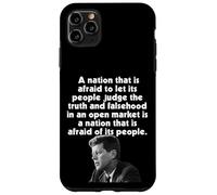 JFK Nation afraid to let people judge truth fears it people Case for iPhone 11 Pro Max