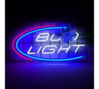 JFLLamp Beer Neon Signs for Wall Decor Neon Lights for Bedroom Led Signs Suitable for Man Cave Bar Pub Restaurant Christmas Birthday Party Gift Led Art Wall Decorative Crs Light Bar Sign