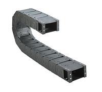 JFLO 1 m Energy Chain 35 x 125 mm R100, with Lid/Closed, Opens on Both Sides - Tow Chain - Cable Guide - Energy Guide Chain (JN35125FW - Chain Only)