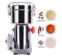 JFNHUTL Crusher, 500G Electric Grain Mill, High Speed Grain Mill, Swing Type Stainless Steel for Me
