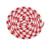 JFNKLFG 2 pair Replacement Laces For Hiking Shoes 4.5mm Textured Round Polyester Cord Non-Slip Shoelaces & Hoodie Drawstrings In Bulk for Hiking Work Boots(5252 White Pink,60cm)