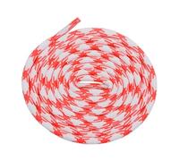 JFNKLFG 2 pair Replacement Laces For Hiking Shoes 4.5mm Textured Round Polyester Cord Non-Slip Shoelaces & Hoodie Drawstrings In Bulk for Hiking Work Boots(5254 White Orange,60cm)