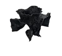 JFNKLFG Fish Shrimp Turtle Hiding Cave - Realistic Deep Sinkhole Aquarium Decor Reptile Amphibian Ecological Terrain,3D Printing for reptile keeping and living(Black,S 135x140x110mm)