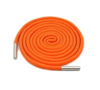 JFNKLFG Nylon Multi-Color Hoodie Cord Shoelace DIY Drawstring Solid Core Round Rope For Pants Shoes Clothing Accessory Metal Tip for Sweatpants Shorts Hoodies(Orange)