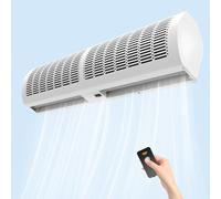 JFOZDM Wall Mounted 2-Speed Air Curtain for Door, Commercial Air Curtain Machine with Remote Control, Super Power, Air Conditioning Unit Wall Mounted for Supermarket, Restaurant, Mall, Easy to Install