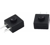 JFQOWCMP Micro Switch 100PCS Headlamp Flashlight Head Light 213WD Side 12x12mm D C 30V 1A 3pins Straight Feet Push Button ON-Off-ON