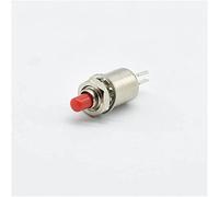 JFQOWCMP Micro Switches 10pcs 5mm Spring Return momentary Push Button Switch 0.5A 125VAC DS-402(10 Red)