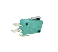 JFQOWCMP Micro Switches Micro Limit Switches 16A 250V 125V NO+NC+COM 6.3mm 3 Pins SPDT Micro Switch 28mm 52mm Arc Roller Lever Touch Switch Microswitch(Without Lever)