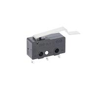 JFQOWCMP Power Switch Button 10 PCS Micro Switch 2/3Pin NO/NC Mini Limit Switch 5A 250VAC KW11-3Z Roller Arc Lever Snap Action Push Micro switches(3p Curved Handle)