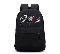 JFSKFOU 18inch Laptop Backpack Kpop Straykids Stray Kids Large Capacity Travel Backpack Outdoor Camping Hiking Rucksack for Men (Black2)