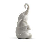 JFSM INC. 4" Good Luck Elephant with Raised Trunk Statue