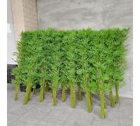 JFUTD Plastic trees for outdoors 1m 1.2m 1.5m 1.8m 2m Tall Artificial Bamboo Plants Plastic Trees, Fake Plant Decorative for Garden Fence Privacy Screen Yard Entrance(15 Pack,1.8m/5.9ftTall)