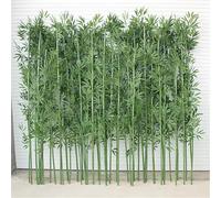JFUTD Plastic trees for outdoors 1m 1.2m 1.5m 1.8m 2m Tall Artificial Bamboo Plants Plastic Trees, Fake Plant Decorative for Garden Fence Privacy Screen Yard Entrance(50 Pack,1m/3.3ft Tall)