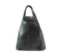 Jfy 2 Exterior Zippered Pockets Backpack With Handle In Dark Grey Dark Grey