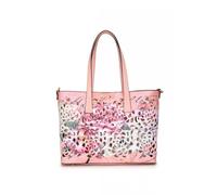 Jfy 2-In-1 Matching Crossbody And Open Top Laser Cut Pattern Tote Bag In Pink Pink One Size