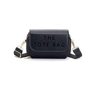 Jfy 2 Separate Top Zipped Sections Cross Body Bag In Black Black