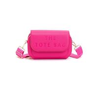 Jfy 2 Separate Top Zipped Sections Cross Body Bag In Rose Rose One Size