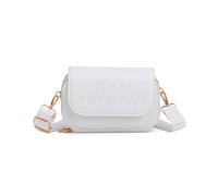 Jfy 2 Separate Top Zipped Sections Cross Body Bag In White White