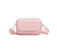 JFY 2 Separate Top Zipped Sections Cross Body Bag (Light Pink)