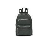 JFY 2 Zipped Front Pockets Backpack (Dark Green)
