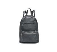 JFY 2 Zipped Front Pockets Backpack (Grey)
