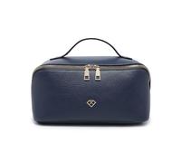 JFY 3 Compartments Waterproof Wash Bag (Dark Blue)