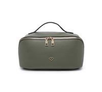 Jfy 3 Compartments Waterproof Wash Bag In Olive Olive One Size