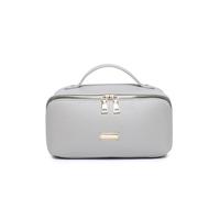 JFY 3 Compartments Waterproof Wash Bag (Light Grey)