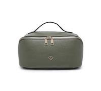 JFY 3 Compartments Waterproof Wash Bag (Olive Green)