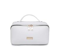 JFY 3 Compartments Waterproof Wash Bag (White)