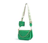 JFY 3 In 1 Set of Matching Coin Wallet with 2 Cross Body Bags (Green)