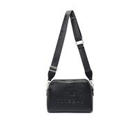 JFY 3 Zip Top Compartments Canvas Strap Cross Body Bag
