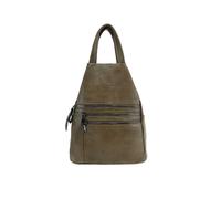 Jfy 4 Exterior Zippered Pockets Backpack With Handle In Khaki Khaki One Size