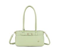 Jfy Baguette Dual Top Handles Shoulder Bag In Light Green Light Green