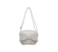 JFY Big Bow Tie On The Front Cross Body Bag (Beige)
