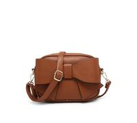 JFY Big Bow Tie On The Front Cross Body Bag (Brown)