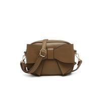 Jfy Big Bow Tie On The Front Cross Body Bag In Khaki Khaki One Size