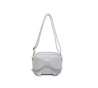 Jfy Big Bow Tie On The Front Cross Body Bag In White White