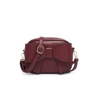 Jfy Big Bow Tie On The Front Cross Body Bag In Wine Wine