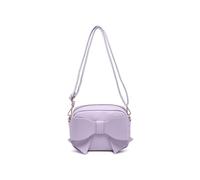 JFY Big Bow Tie On The Front Cross Body Bag (Purple)
