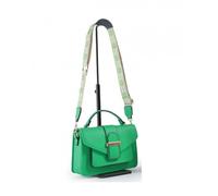 Jfy Buckle Canvas Strap Top Handle Cross Body Bag In Green Green One Size