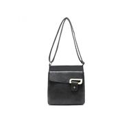 Jfy Buckle Messenger Bag/ Cross Body Bag In Grey Grey One Size