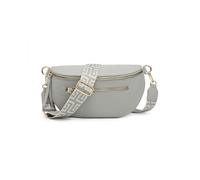 JFY Canvas Strap Bum Bag with Tassels (Light Grey)