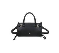 Jfy Cario Co. Baguette Dual Top Handles Shoulder Bag In Black Black