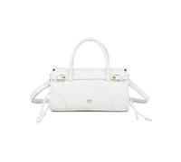 Jfy Cario Co. Baguette Dual Top Handles Shoulder Bag In White White