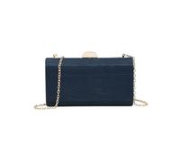 JFY Cario Co. Metal Clasp Pu Clutch Bag (Navy)